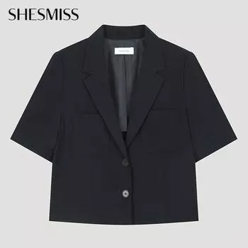 She S miSS Минимальный прямой пиджак SwSjko22010 Dn DARK NAVY/55