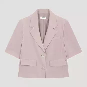 She S miSS minimaliSt Cropped Short Sleeve Jacket Swwjko22020 Lp light pink/55