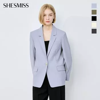 She S miSS minimaliSt Slim One Button Jacket Swwjko22510 blacks/55