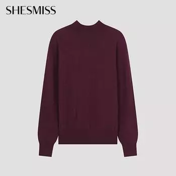 She S miSS Mock Neck Button Knit Pullover SSkpoo41060 Wi wines/55