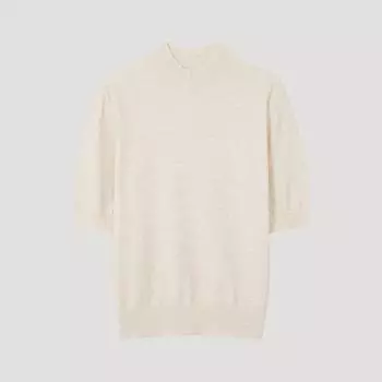 She S miSS Mock Neck Half Sleeve Knit SSkpop12080 Ot oatmeal/55