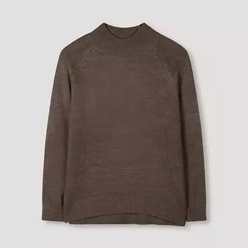 She S miSS Mock Neck Soft Knit Top SSkpon42070 Br Braun/55