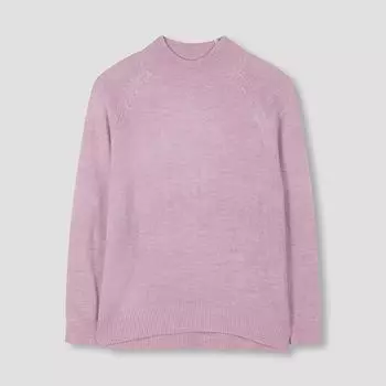 [She S miSS] Mock Neck Soft Knit Top SSkpon42070 Lp light pink/55