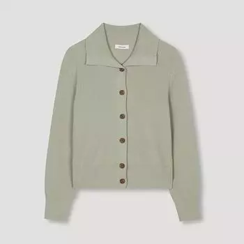 She S miSS Modal Collar Cardigan SSkcdn32510 Ln Light green/55