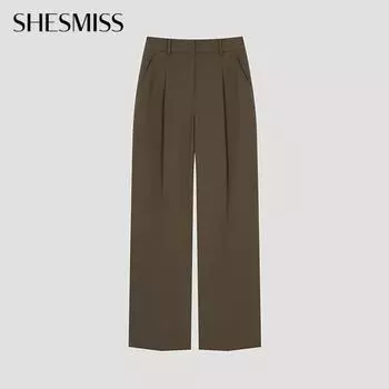 She S miSS Modern One Tuck Straight pantS SwwSlo32070 Br Braun/44