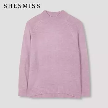 She S miSS Мягкий трикотажный топ с воротником-стойкой SSkpon42070 Lp light pink/55