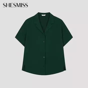 She S miSS Natural Open Collar Shirt SwwSto22020 Gn painted/55