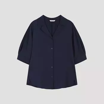 She S miSS Объемная рубашка с открытым воротником SwwSto22560 Dn DARK NAVY/55