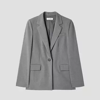 She S miSS One Button Single Set Up Jacket SwSjkp11010 Gr Grey/55