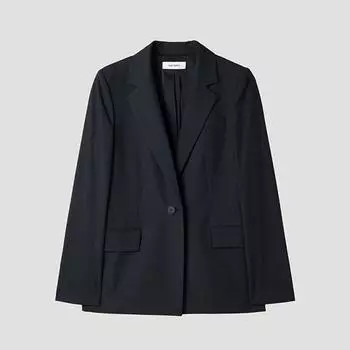 She S miSS One Button Single Set Up Jacket SwSjkp11010 Dn DARK NAVY/55