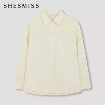 She S miss One Pocket базовая рубашка SwwSto11020 Ly light yellow/55