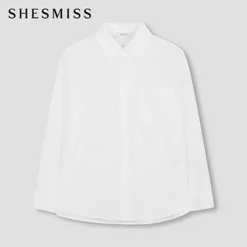 She S miSS One Pocket baSic Shirt SwwSto11020 Wh white/55