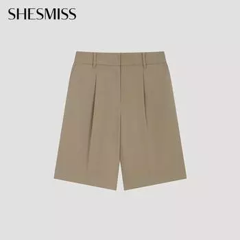 She S miSS One Tuck Back Banding Half pantS SwwSpo22010 Br Braun/55