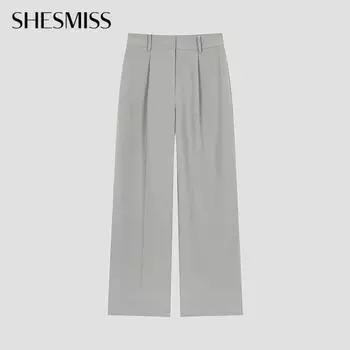 She S miSS One Tuck Back Banding Wide pantS SwwSlo21040 Gr Grey/55