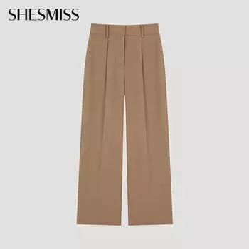 She S miSS One Tuck Back Banding Wide pantS SwwSlo21040 Ca Camel/55