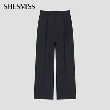 She S miSS One Tuck Back Banding Wide pantS SwwSlo21040 Dn DARK NAVY/55
