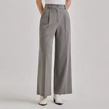 She S miSS One Tuck Wide SlackS SwwSln41010 dark brown/55