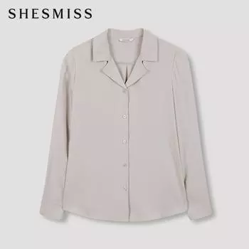 She S miSS Open Collar baSic Shirt SwwStn32020 Lp light pink/55