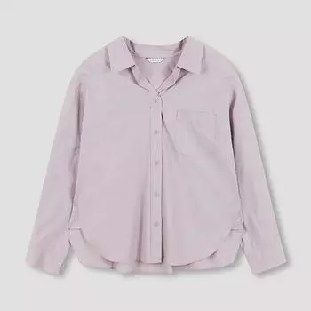 She S miSS Open Collar baSic Shirt SwwStn31040 Lv light violet/55