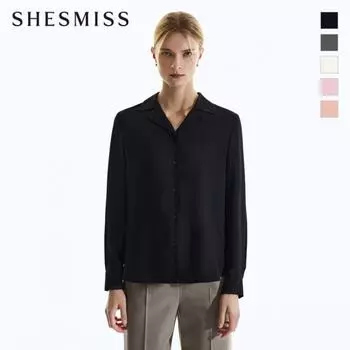 She S miSS Open Collar baSic Shirt SwwStn32020 light pink/55