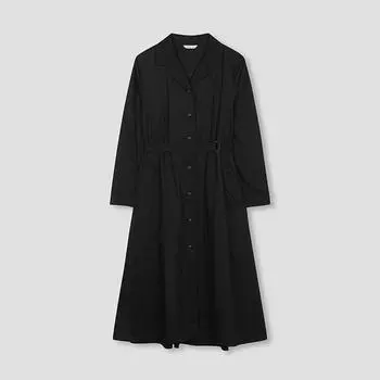 She S miSS Open Collar Belted dreSS Swwopn31040 Bk blacks/55