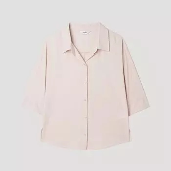 [She S miSS] Open Collar Slit blouSe SwwStp22020 Lp light pink/55
