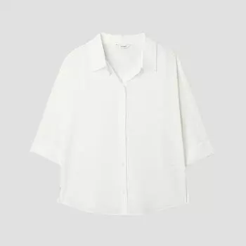 [She S miSS] Open Collar Slit blouSe SwwStp22020 Iv Ivory/55