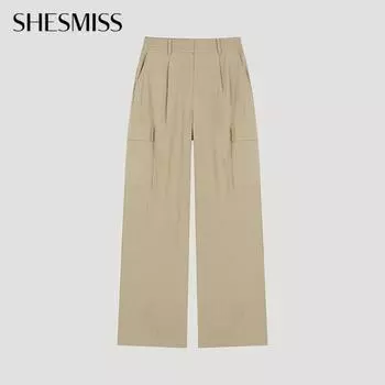 She S miSS Out Pocket Wide pantS SwwSlo22170 Db dark beige/44