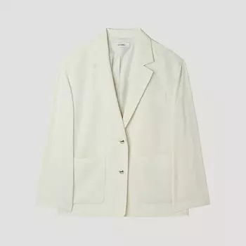 [She S miSS] Patch Pocket Single Two Button Jacket Swwjkp22110 Cr creamy/55