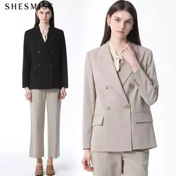 She S miSS Peaked Lapel One Button Setup Jacket Price 278 000 Won Light beige (LB)/55