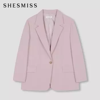 She S miSS Пиджак на одну пуговицу Swwjko12020 Pi Pink/55