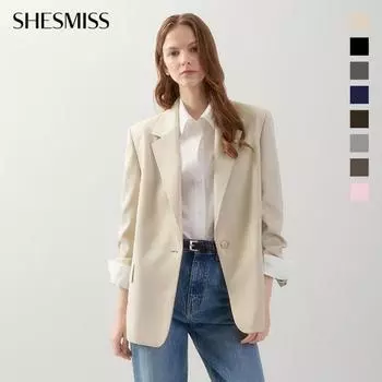 She S miSS Пиджак на одну пуговицу Swwjko12020 Pink/55