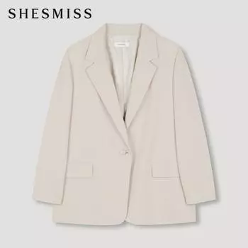 She S miSS Пиджак на одну пуговицу в деловом стиле Swwjko12020 фунтов light beige/55