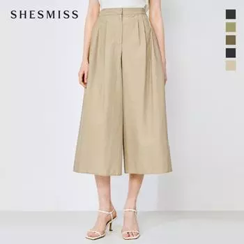 She S miSS Pin Tuck Back Banding Culotte pantS SwwSlo21710 dark gray/55