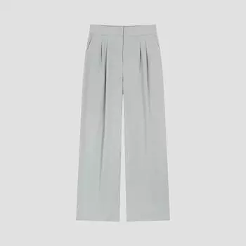 She S miSS Pin Tuck Long Wide pantS SwwSlo21030 Lg light gray/55