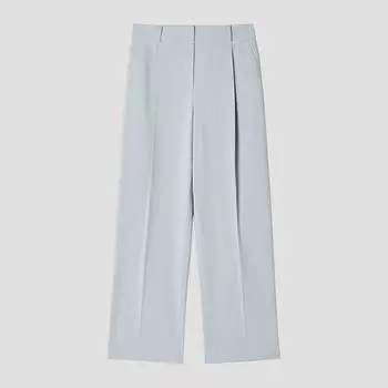 [She S miSS] Pin Tuck Wide Set Up pantS SwSSlp22090 Ll light blue/55