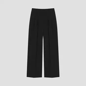 She S miSS Pin Tuck Wide Straight pantS SwwSlo22040 Bk blacks/44