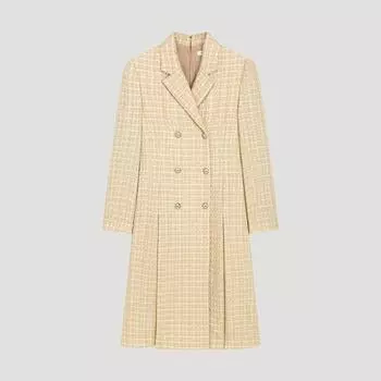 She S Miss платье из твида с двумя пуговицами Swwopo41010 beige/55