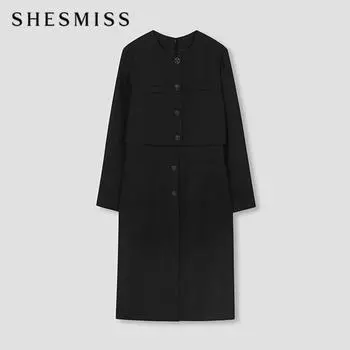 She S Miss платье на пуговицах Swwopo12030 ZB JET BLACK/55