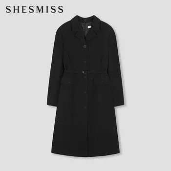 She S Miss платье с открытым воротником и поясом Swwopn41020 Bk blacks/55