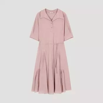 She S Miss платье с поясом и воротником Swwopo22040 Pi Pink/55