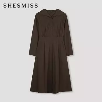 She S Miss платье с широким открытым воротником Swwopn31050 BR Braun/55