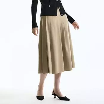 She S miSS Pleated Skirt SwwSkn31030 beige/44