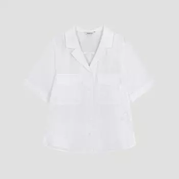 She S miSS Pocket Open Collar Shirt SwwSto22520 Wh white/55