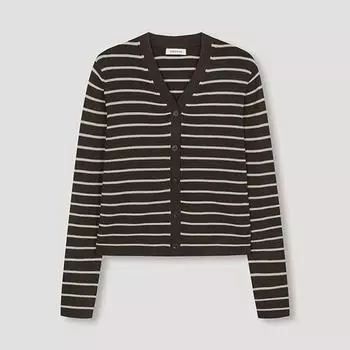 She S miSS Полосатая вязка в рубчик SSkpon31060 Br Braun/55