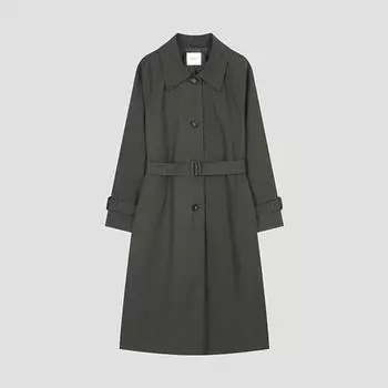 She S miss поясной реглан Тренч Маккоут Swwbyo31020 Dk dark khaki/55