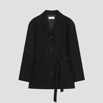 She S miss поясом наружный карман средний жакет Swwjko31060 Bk blacks/55