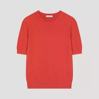 She S miSS Повседневный трикотажный свитер с коротким рукавом SSkpoo12530 Re Red/55