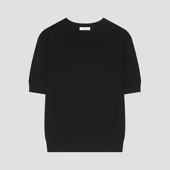 She S miSS Повседневный трикотажный свитер с коротким рукавом SSkpoo12530 Bk blacks/66