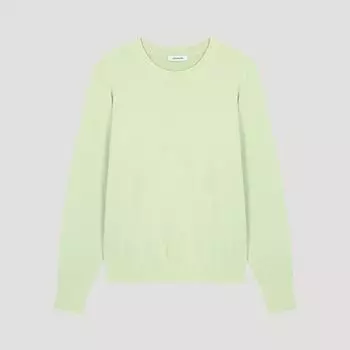 [She S miSS] Повседневный вязаный свитер с круглым вырезом SSkpoo12510 Ln Light green/55